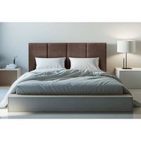 cabecero cama granada tapizado tejido antimanchas 200x70 cm marron