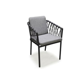 Sillón De Jardín De Aluminio Y Cuerda