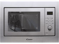 microondas con grill integrable - candy cmgi201ex potencia max 800 w grill 1000w 8 niveles plato giratorio 245 cm 20 l inox