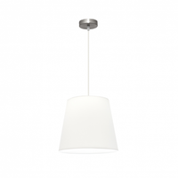 lampara colgante maldivas 1xe27 niquelblanco reg35d de fabrilamp