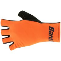 santini redux istino gloves - s - flashy orange