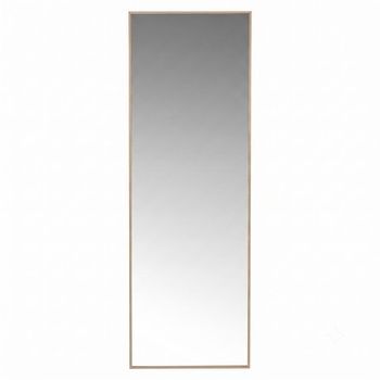Espejo De Pared De Cuerpo Entero Con Marco Marrón De Plástico De 45x145 Cm Casaselección