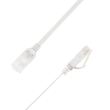 Cable de red LinkIT Cat6a plano 3,5 m blanco