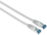 cable de red - hama 00200925 10 m 1 gbits futp cat 6 enchufe rj45 gris