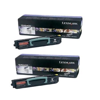 Original Multipack Lexmark E230 Printer Toner Cartridges (2 Pack) -12A8400