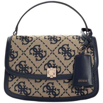 Guess Bolso Bolso con solapa Audrey Monogramme Logo Azul Marino para mujer