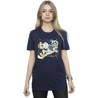 disney camiseta reading in space para mujer