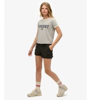 superdry para mujer w7110406a short cargo vintage utility en negro lavado s casual algodon