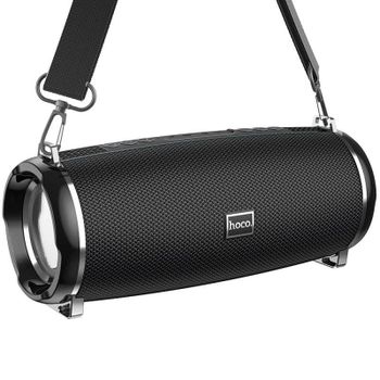 Altavoces Hoco Bluetooth Portátiles 10W con iluminación y batería de larga duración, diseño robusto