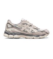 asics para hombre 1201a789 zapatillas gel nyc blanco crema 39 beige plano cordones casual deportivo running multideporte