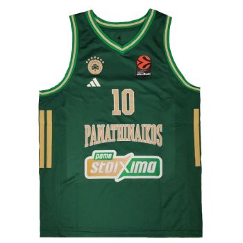 Camiseta Kostas Sloukas Panathinaikos Baloncesto Euroliga Oficial Adidas