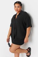 limited collection camisa negra mujer curvy y tallas grandes limited collection