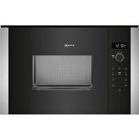 neff hlawd23n0b built-in solo microwave - black black