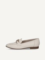 caprice slipper white made of leather size 405