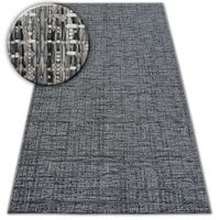 alfombra de cuerda sisal loft 21126 tonos de plateadomarfilgris 160x230 cm