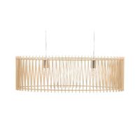 lampara colgante de madera mdf diseno boho luz de techo chari