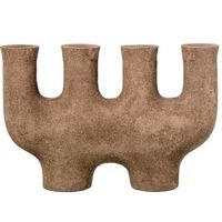 candelabro marron rugoso