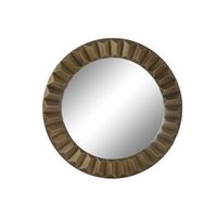 espejo hierro cristal 1105x55x1105 dorado