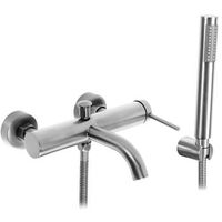 grifo de banera rea spot brush nickel