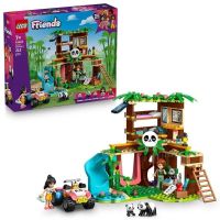 set de construccion lego friends 42648 refugio para pandas 243 piezas casa arbol quad