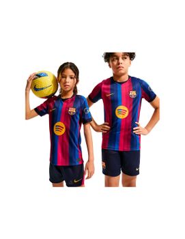 Camiseta de Fútbol Nike F.C Barcelona Df Ss Stad Hm Infantil Rojo