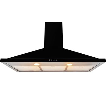 LEISURE HP92PK Chimney Cooker Hood - Black, Black