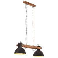lampara colgante industrial 25 w negra 109 cm e27 vidaxl