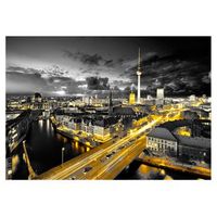 papel pintado 3d - berlin por la noche 150x105 cm