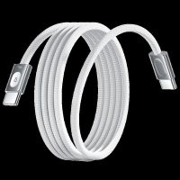 cable usb-c baseus frostcore 200 cm 100w blanco moon