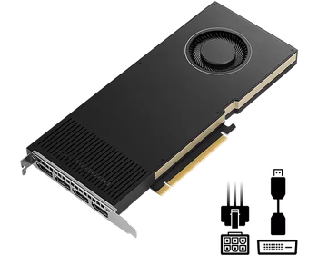 Lenovo Tarjeta gráfica de NVIDIA RTX A4000 16 GB DP*4