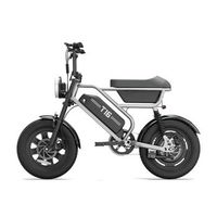 urlife t16 bicicleta electrica compacta fatbike de 16 con caja de almacenamiento en el asiento plata