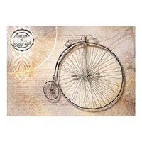 papel pintado 3d - vintage bicycles - sepia 150x105 cm