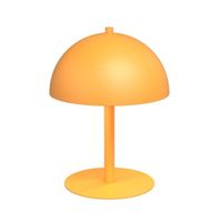 lampara de mesa pryla naranja 2 luces