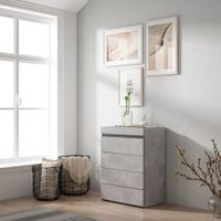 comoda efecto madera cemento 57x35x75cm