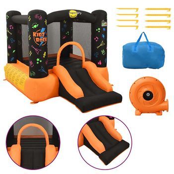 Castillo Hinchable Con Tobogán  Pvc 210x280x170 Cm Happy Hop