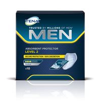 tena men level 2 incontinence absorbent protector