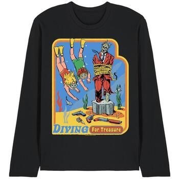 Steven Rhodes Camiseta manga larga Diving For Treasure para mujer