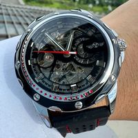reloj mecanico de moda winner para hombre manecillas luminosas correa de goma relojes deportivos automaticos para hombre relojes de pulsera de lujo de primera marca