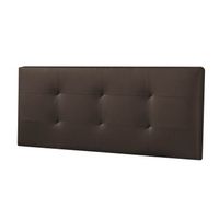 cabecero de cama tapizado carla 160x60 chocolate