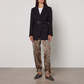 Ganni Bonded Crepe Blazer - EU 36/UK 8