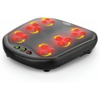 snailax 2 en 1 masajeador de pies shiatsu con calor nudos de masaje flexibles para todos los tamanos de pies calentador de pies analgesico electrico
