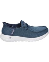 zapatos color azul de casual skechers 216285-nvy 42