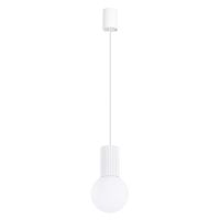 lampara de techo blanco aluminiovidrio