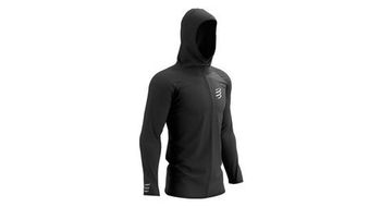Compressport 3d thermo zip hoodie negro