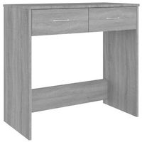 mesa de escritorio   escritorio de despacho  escritorio de madera contrachapada gris sonoma 80x40x75 cm