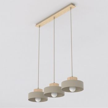 Lámpara colgante laba moca (3 luces)