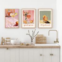 set de 3 cuadros 207 marco negro 30x40 cm