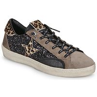 cetti zapatillas c-1342-sra-inv26-ante-glitter-negro para mujer