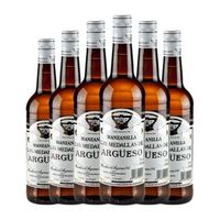 herederos de argueso vino generoso medallas manzanilla-sanlucar 75 cl 15 vol pack de 6 unidades