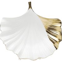 cuenco de porcelana blanco y oro